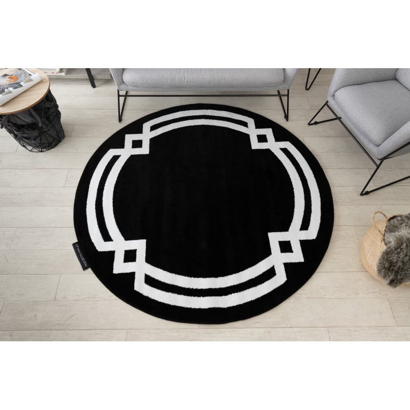 MODERNE elegante TEPPICHE 'HAMPTON' Rahmen Lux schwarz ORIGINAL beste Qualität